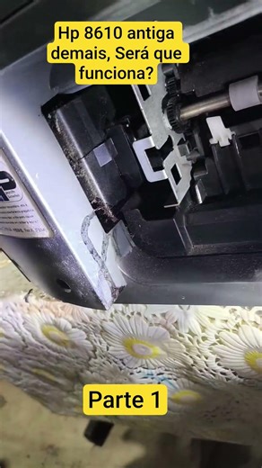 Hp 8610 antiga demais, Será que funciona, Colocando cartuchos originais, Parte 1