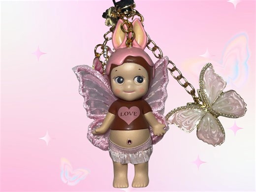 Custom Angel Keychain- Love - Etsy