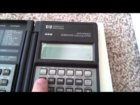 HP-28S Advanced Scientific Calculator (Part 1)