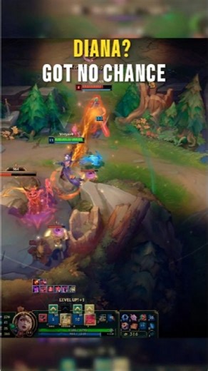 Leblanc Vs Diana — POOR JG #leagueoflegends #lol #1v1 #leblanc #diana