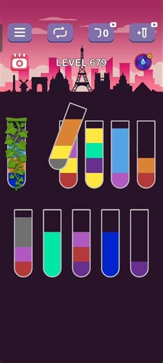 water sort puzzle level 679 guru #games