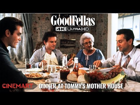 GOODFELLAS (1990) | Dinner at Tommy's Mother House Scene 4K UHD