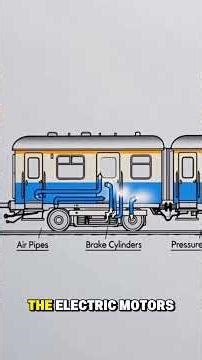 How a Train Can Stop Itself Automatically |The Hidden Braking System Inside Trains #smarttrain