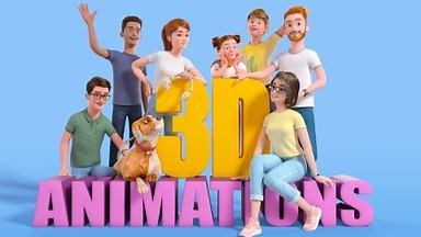 Fábrica de animaciones 3D (Pantalla Panorámica) | Renderforest