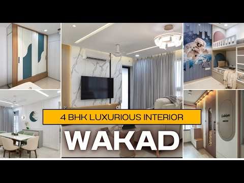 4 BHK Apartment Interior At Wakad | Luxurious With Pastel Colour Interior | Wakad | Pune | PCMC