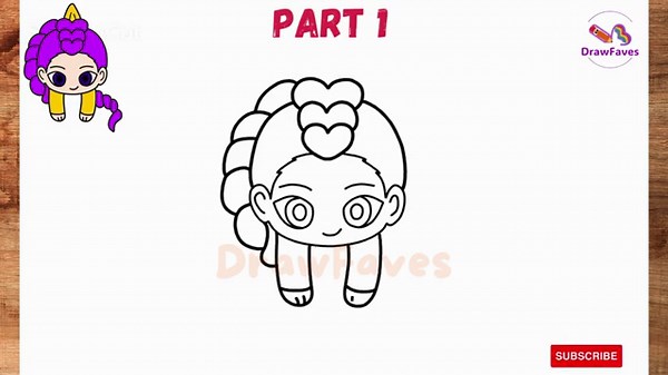 DIY Rumi Hanging Paper Doll | How to Make & Paint Rumi Paper Doll | Demon Hunters Kpop Craft