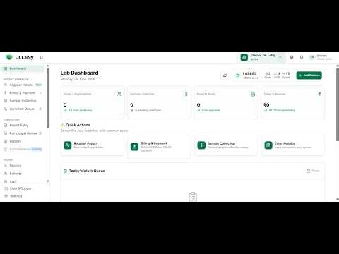 How to Register a Patient | Dr.Lably Pathology Lab Software