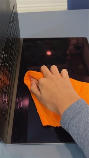 How To Clean A MacBook Pro Screen #shorts