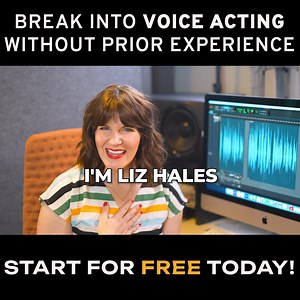 Kickstart Your Voice Acting Journey today for FREE! 🚀 🎭Does the idea of voice acting EXCITE you? It’s never been easier to get started! I’m Liz Hales, and I can’t wait to show you how! In our FREE Voice Acting Masterclass, we will show you: ⭐️Why the business needs YOU and YOUR voice - discover how your natural personality, voice, and talent are all that is needed to get started 🎙️How ZERO experience is necessary - why you don’t need previous acting training or an agent to break into the busi