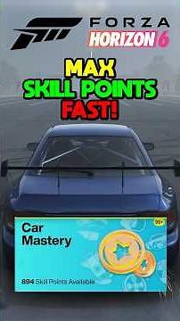 *NEW* 999+ Max Skill Points in 1 Hours in Forza Horizon 6! #forzahorizon #forza #forzahorizon6