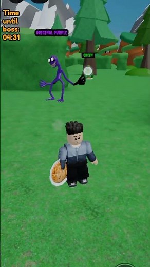 Hungry Rainbow Friends Original Purple Monster jumpscare #roblox #rainbowfriends #robloxjumpscare