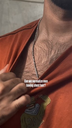 Areeb Ahmad on Instagram: "Can we normalize chest hair?"