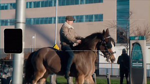 Pierce O'Leary rides into Town on March 14. For this promo he rides around town! The Inner City Cowboy! | Irish-Boxing.Com