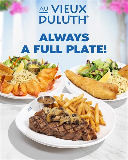 🍽️ Des assiettes généreuses, une cuisine authentique : ici, on mange vraiment. 😋 🍽️ Generous plates, authentic cuisine — here, you really eat. 😋 | Restaurants Au Vieux Duluth
