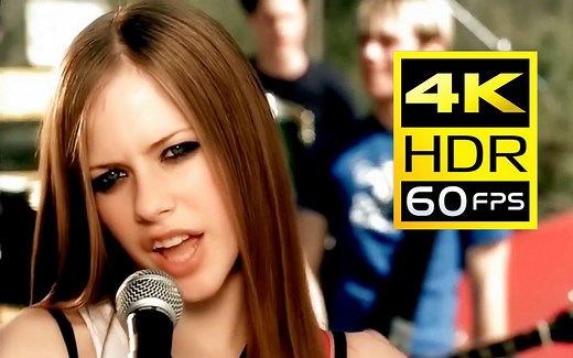 【4K60帧】艾薇儿《Complicated》MV 2002 AI修复画质收藏版