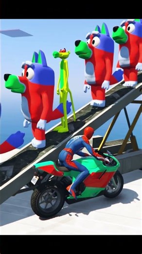 الرجل العنكبوت انقاذ باتمان Spider-Man Rescue batman vs iron man vs venom funny Game GTA 5 superhero