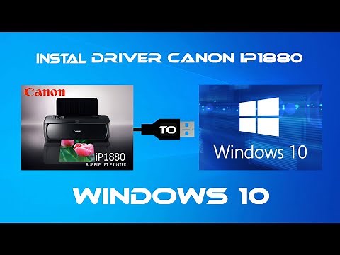 Install Driver Printer Canon IP1880 di Windows 10 #canonip1880 #ip1800series