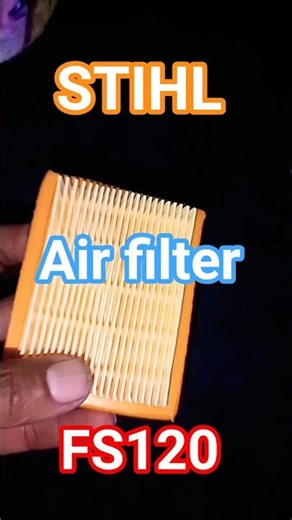 STIHL FS 120 air filter #stihl #air filter #viral
