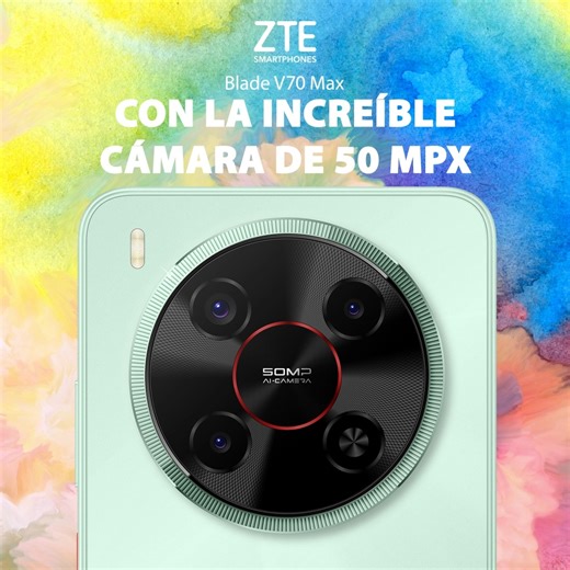 12K views · 125 reactions | ¿Ya pensaste en las increíbles fotos llenas de color que vas a tomar con tu ZTE Blade V70 Max? Aprovecha al máximo su triple cámara de 50 Mpx con IA.  | ZTE Device | Facebook