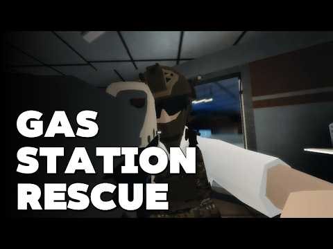 Gas station rescue Tactical assault vr short film