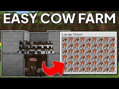 Minecraft Cow Farm 1.21.11