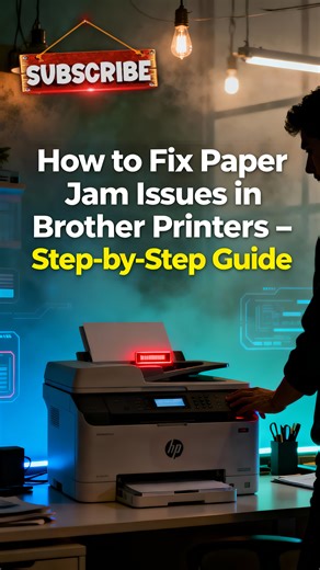 All Printer Setup on Instagram: "How to Fix Paper Jam Issues in Brother Printers Follow this step-by-step guide to quickly remove paper jams and keep your Brother printer running smoothly. Simple troubleshooting tips for home and office users. #BrotherPrinter #PaperJam #PrinterProblems #PrinterFix #TechGuide #Troubleshooting #OfficeTech #PrinterHelp"