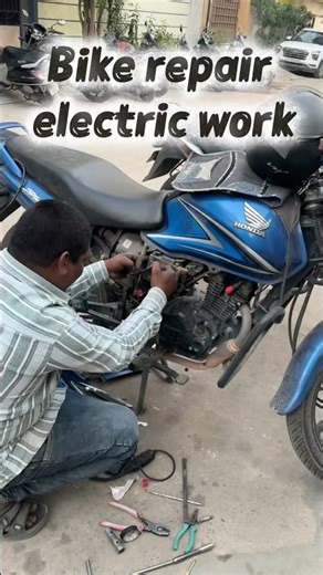 Bike Battery Change 🔋 | Electric Work Bike Repair | #Shorts #bikerepair #viral #trend #sad #mood