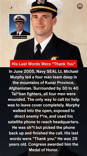 He walked into open fire just to make a call. His last words were "Thank you."