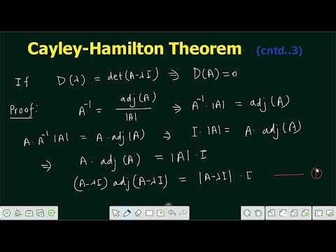 Lecture 19 | Proof of Cayley Hamilton Theorem
