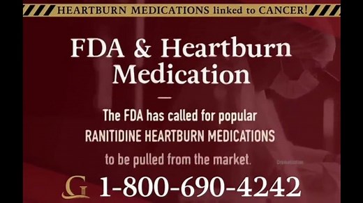 Goldwater Law Firm TV Spot, 'Heartburn Medication'