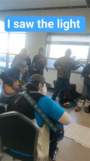gospel singing at a tribal leadership conference, Fairbanks Alaska