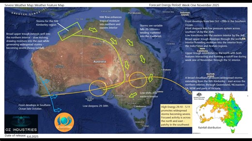 12z GFS – A Trend to Monitor Moving Into End of Month / Week One of November While rainfall has remained well below computer model projections (and will likely continue that way for the foreseeable future), November still stands as the higher-potential month of Spring. “But the GFS is unreliable!” Every model has its limitations. “That won’t happen!” No, the simulation itself likely won’t unfold exactly as shown. The purpose of these models is to identify trends and atmospheric signals, not to s