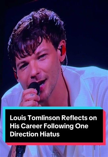 #LouisTomlinson reflected on his journey since #OneDirection’s hiatus while taking the stage at #MadisonSquareGarden.