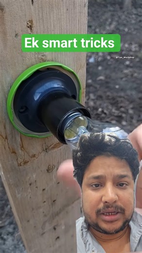 its A Great Home Trick from a Veteran Electrician to Protect your Outdoor Light Bulb #shorts #diy