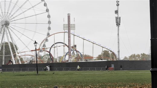Munich Looping testing with 7 car trains 😍 | Hyde Park Winter Wonderland Unofficial