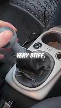 Stiff Stick Shift Shifting Problem - FAST and EASY Fix for a Stiff Gear Stick
