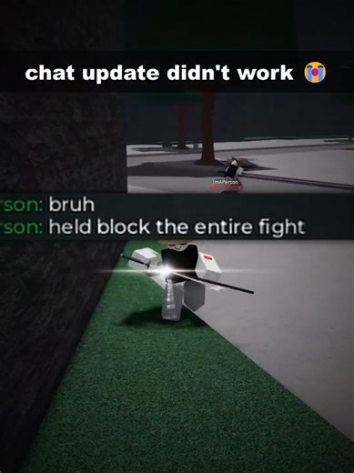 chat update DID NOT work 💀 #roblox #thestrongestbattlegrounds | Roblox