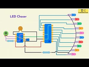 How to make LED Chaser Circuit | Knight Rider LED Circuit