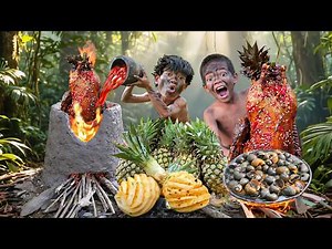 Duck And Snail At Primitive Wilderness Cooking
