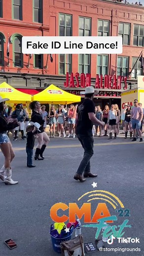 Fake ID on Broadway!!! #cmafest2022 #fakeid #fakeidchallenge #linedancingnashville #linedancingchallenge #nashvilletennessee #nashvillelinedancing #country #streetdancing #linedancemovement #danpostboots #nashvilleboots #linedancing #linedancingfun #nashville #summerfun @danpostboots @dingo_1969 @nashville_visitors