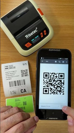 Separa e imprime códigos QR con Text2 Barcode 🚀 #qrcode #qr