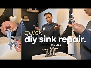 Quick & Easy DIY Sink Stopper Repair | Fix Your Bathroom Sink in Minutes!