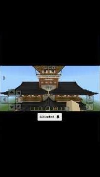 I Build Samurai Beautiful Castle 🤯 | #minecraft #samurai #viarlshorts #gamerfleet #dream