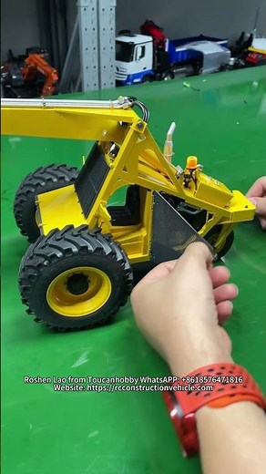 TOUCANHOBBY TIP: DON'T LET THE 1/14 225A HYDRAULIC LOG LOADER REST WITH A "BURDEN" 😟! #rc #loader