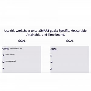 SMART Goals Worksheet | Simple Fillable Guide | Reusable Printable | Digital Download | PDF - Etsy Canada