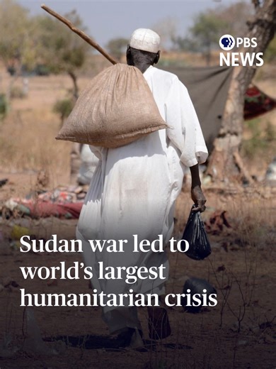 What began as a power struggle between Sudan's military and the paramilitary Rapid Support Forces has now become one of the world's gravest humanitarian crises. Nearly two-thirds of Sudan's population now need assistance, with hunger rising, health systems shattered and families fleeing across borders. Amna Nawaz discussed the situation with Ann Curry, who reported from a camp for displaced people. #pbsnews #pbsnewshour #newshour #sudan #rsf #news