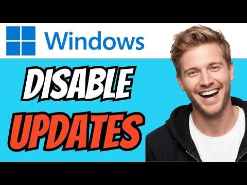 How To DISABLE Windows Automatic Updates Permanently (QUICK & EASY) 2026