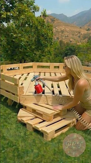 🏡 From Pallets ✨ Cozy Backyard Gazebo