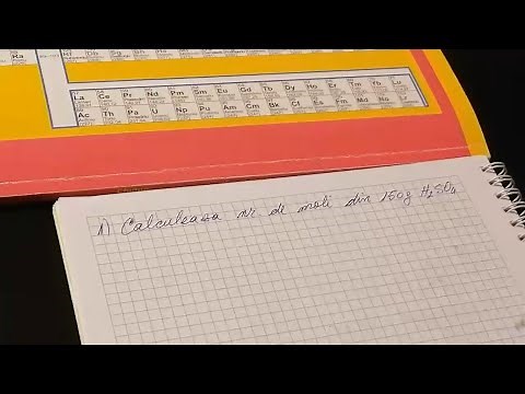 Calcul de număr de moli