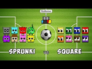 Sprunki Football - Sprunki Race VS Square League!
